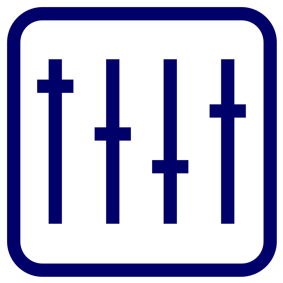 Sliders icon