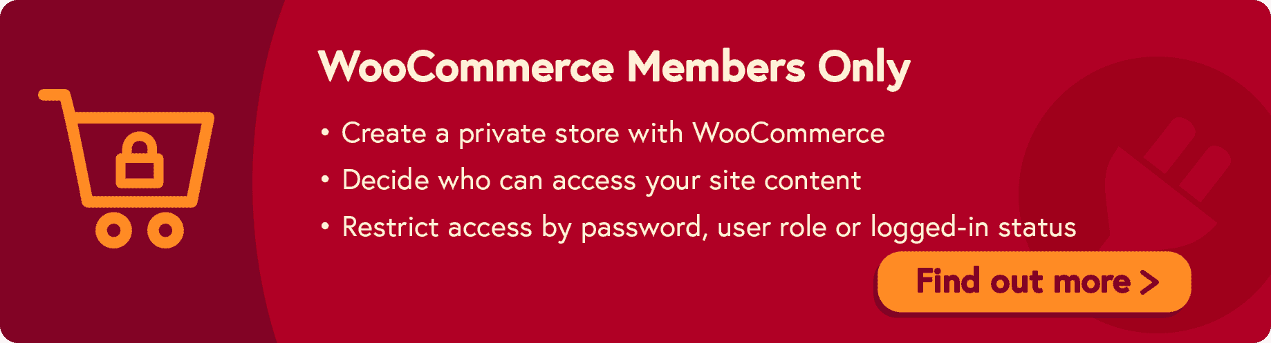 WooCommerce Members Only Banner