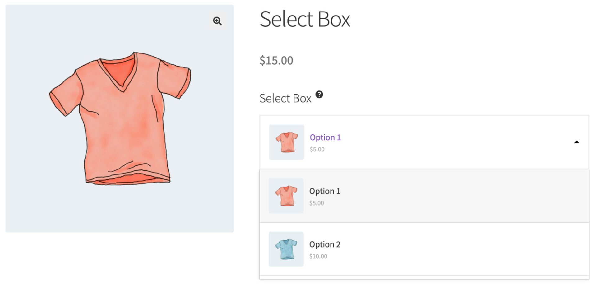 Select box field type