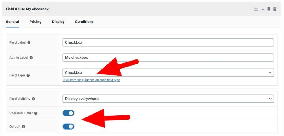 Checkbox fields - Plugin Republic