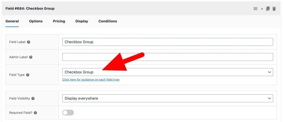 Checkbox group fields - Plugin Republic