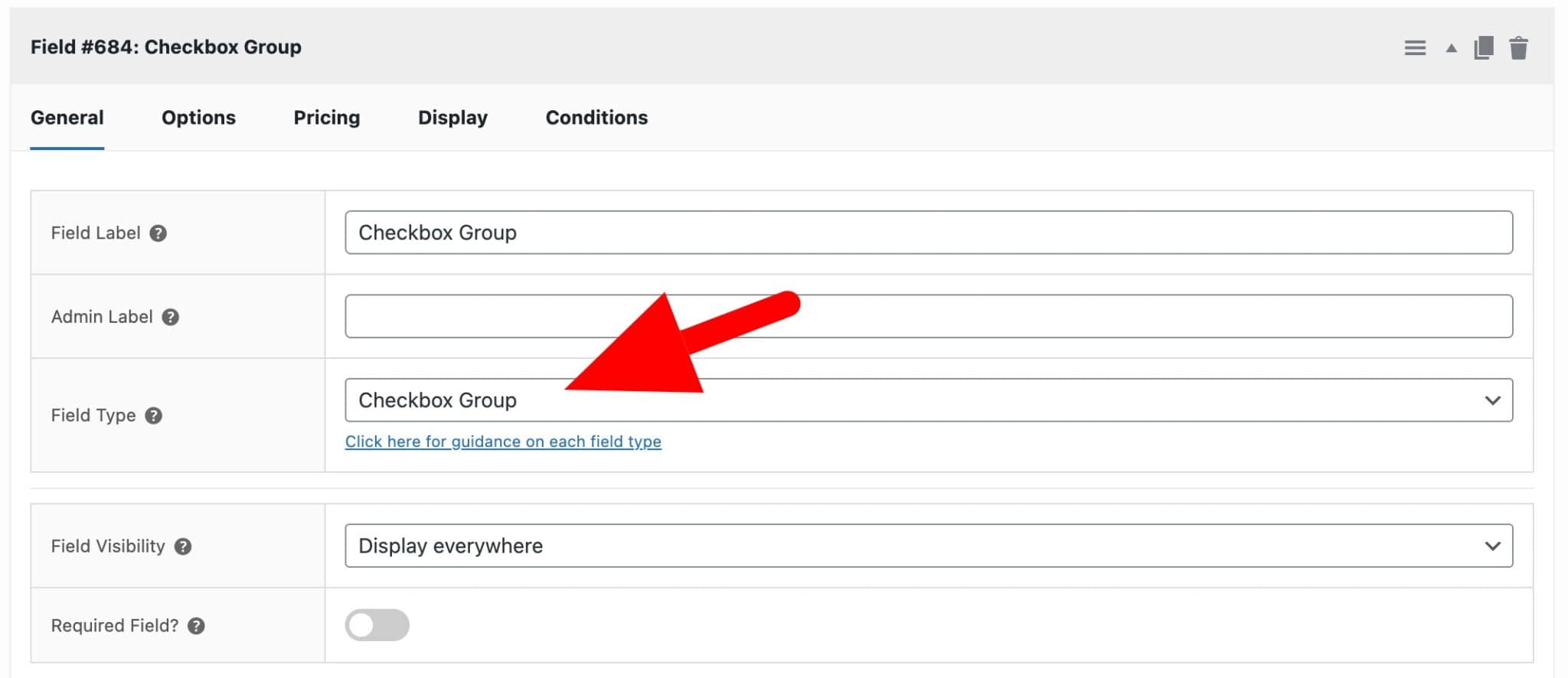 Checkbox group fields - Plugin Republic
