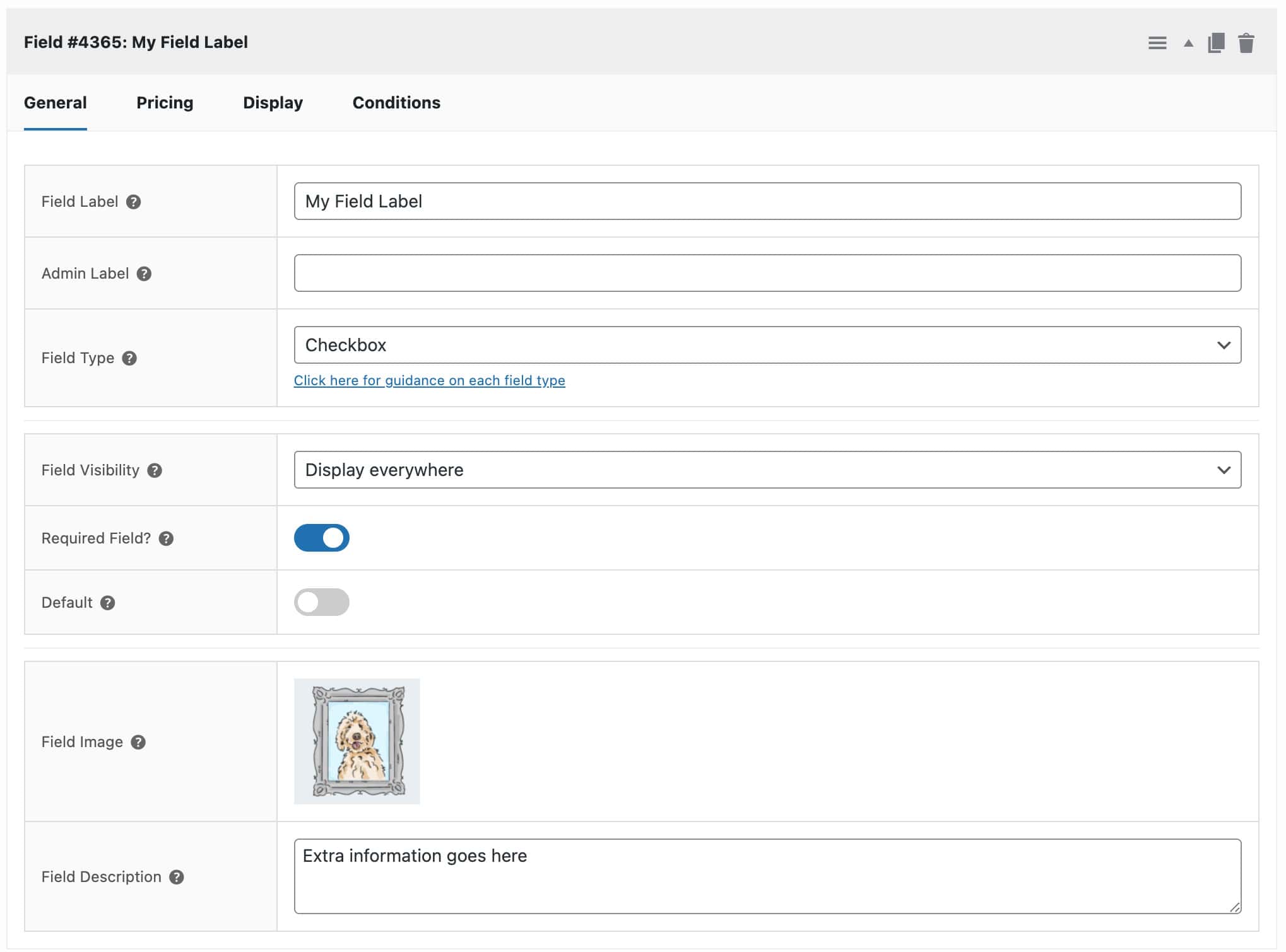 Add your first Product Add-Ons field - Plugin Republic