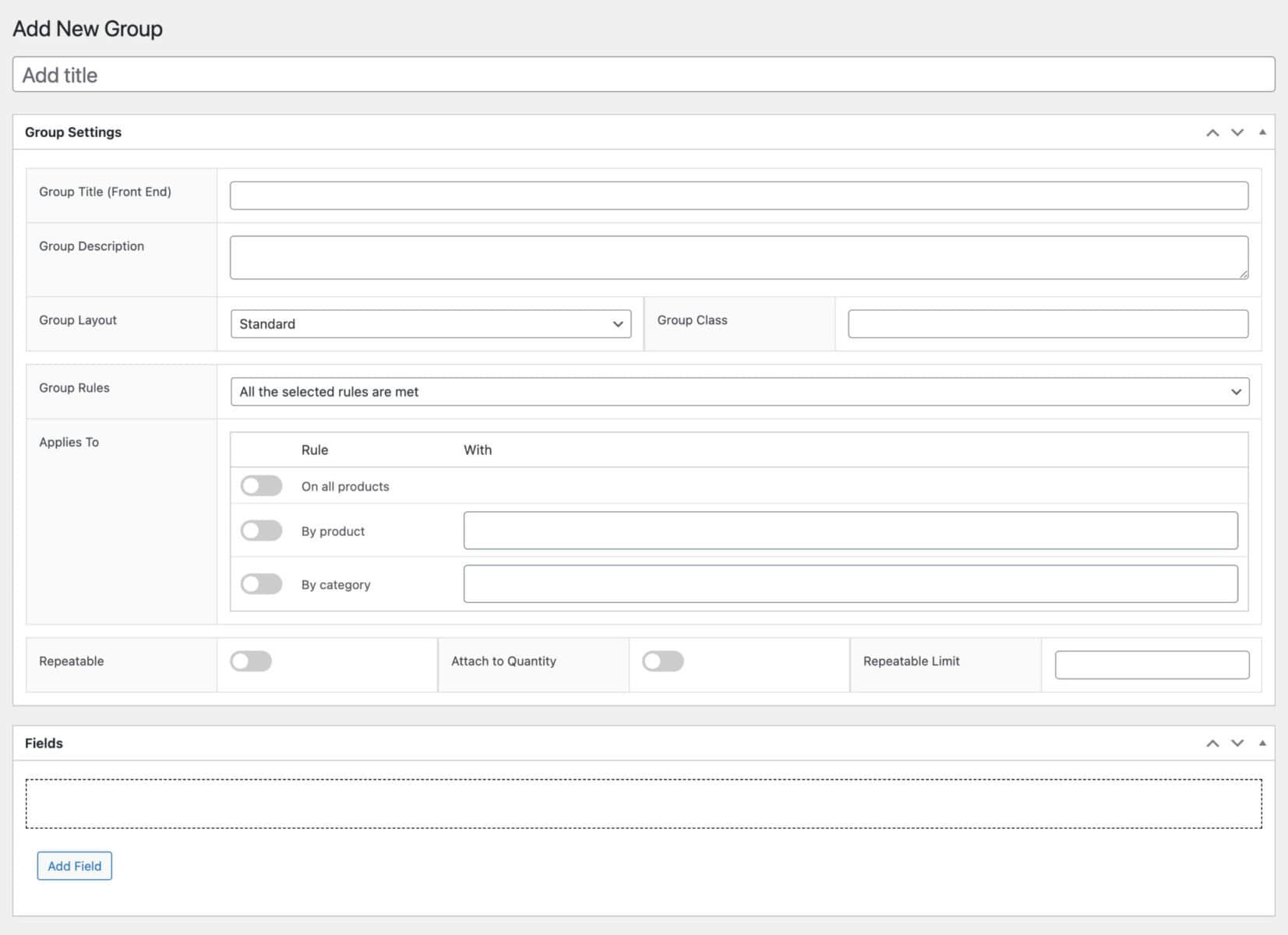 New global group post
