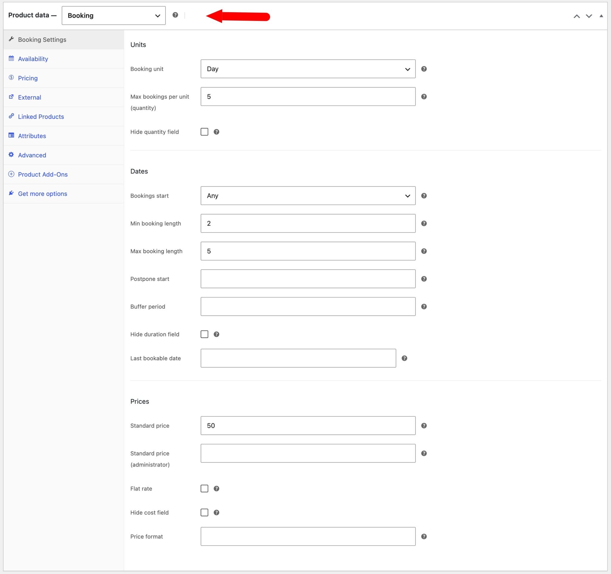 WooCommerce bookings settings tab.jpg
