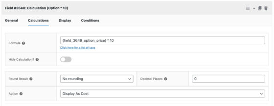 Calculation fields - Plugin Republic