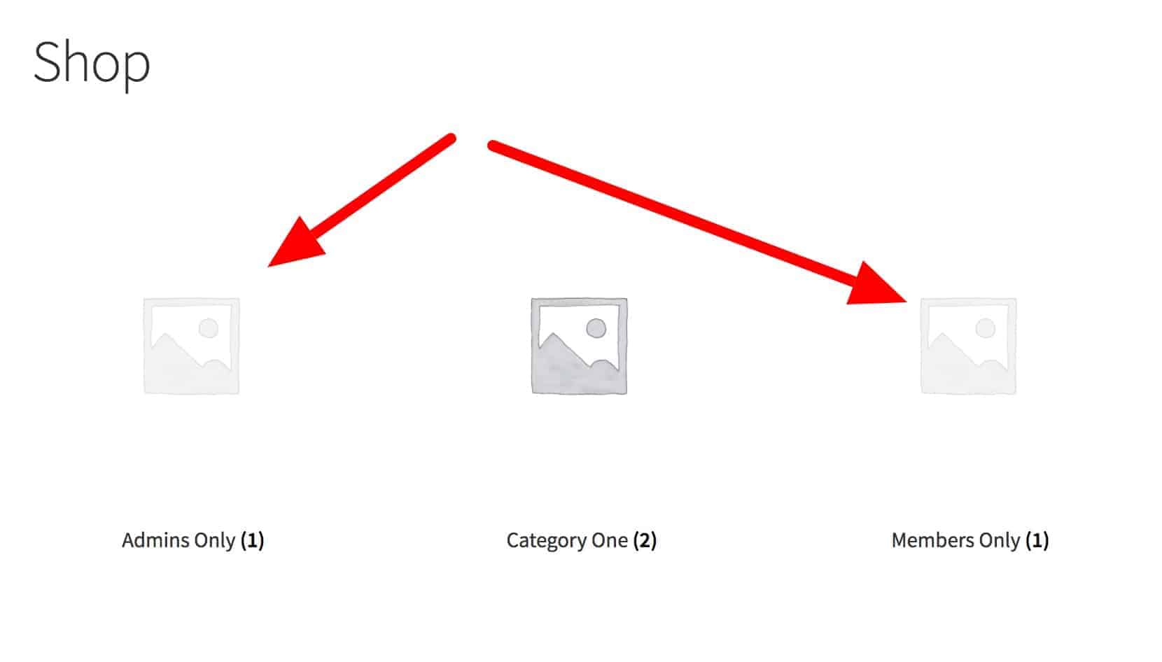 WooCommerce protected categories