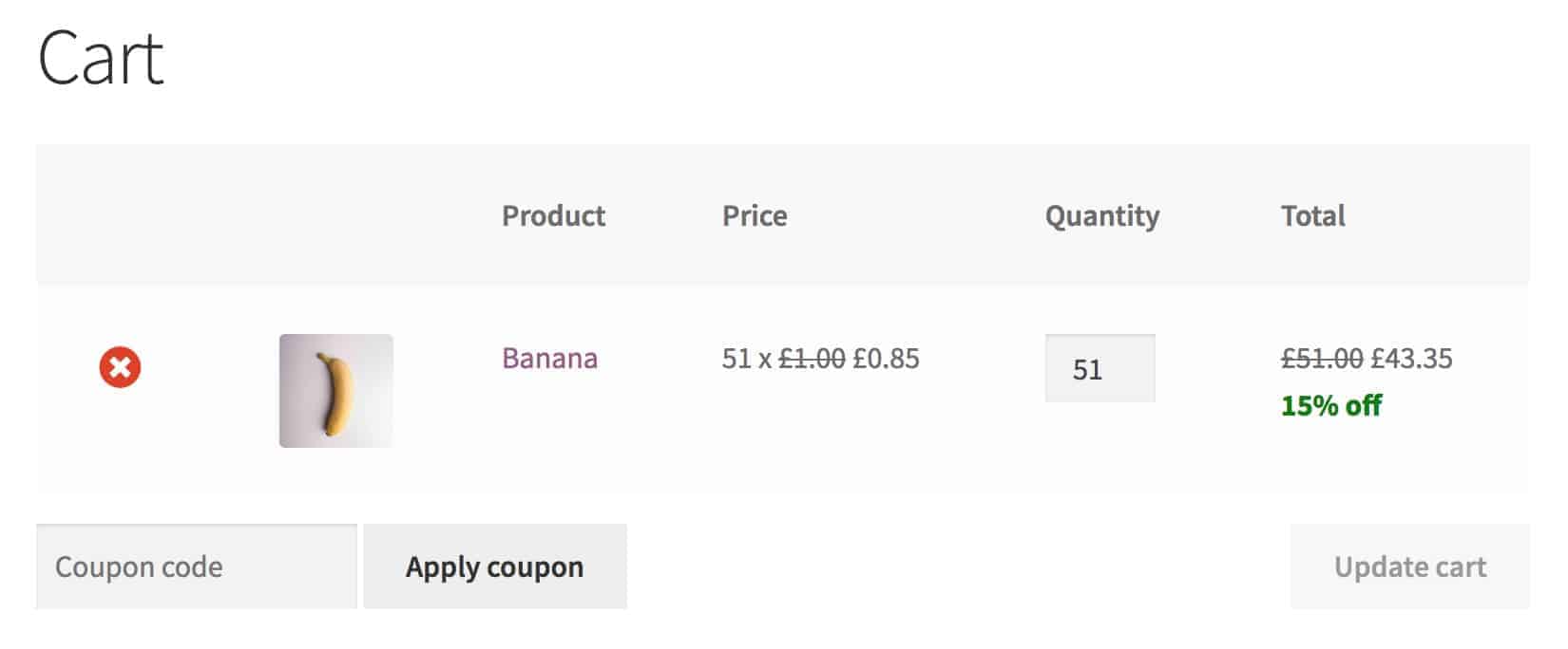 WooCommerce bulk discount