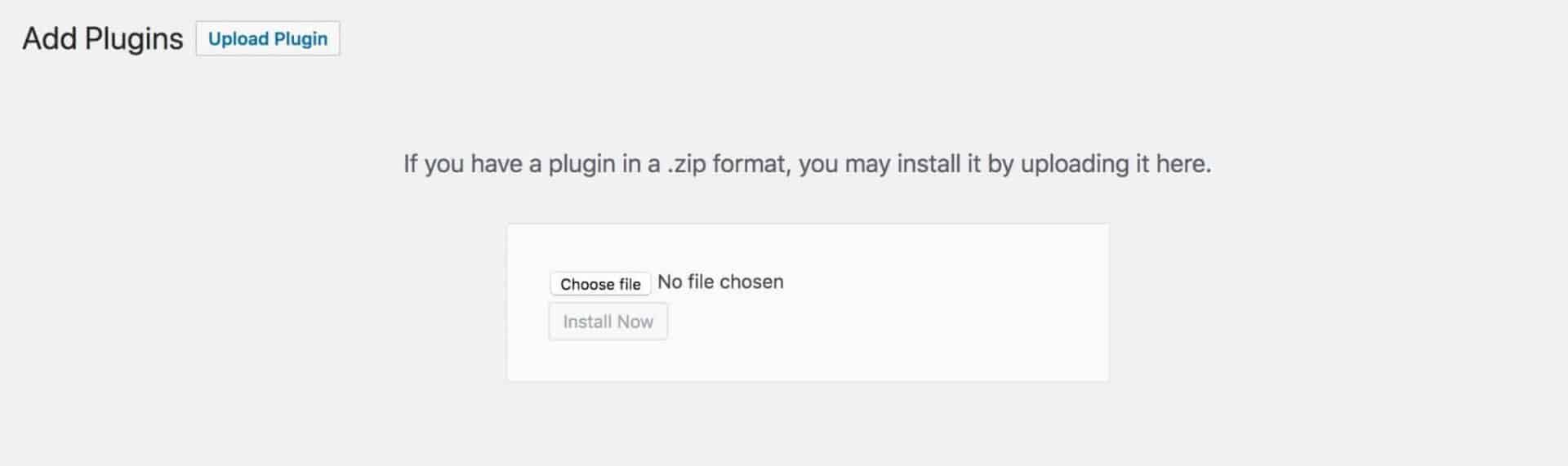 WordPress upload plugin