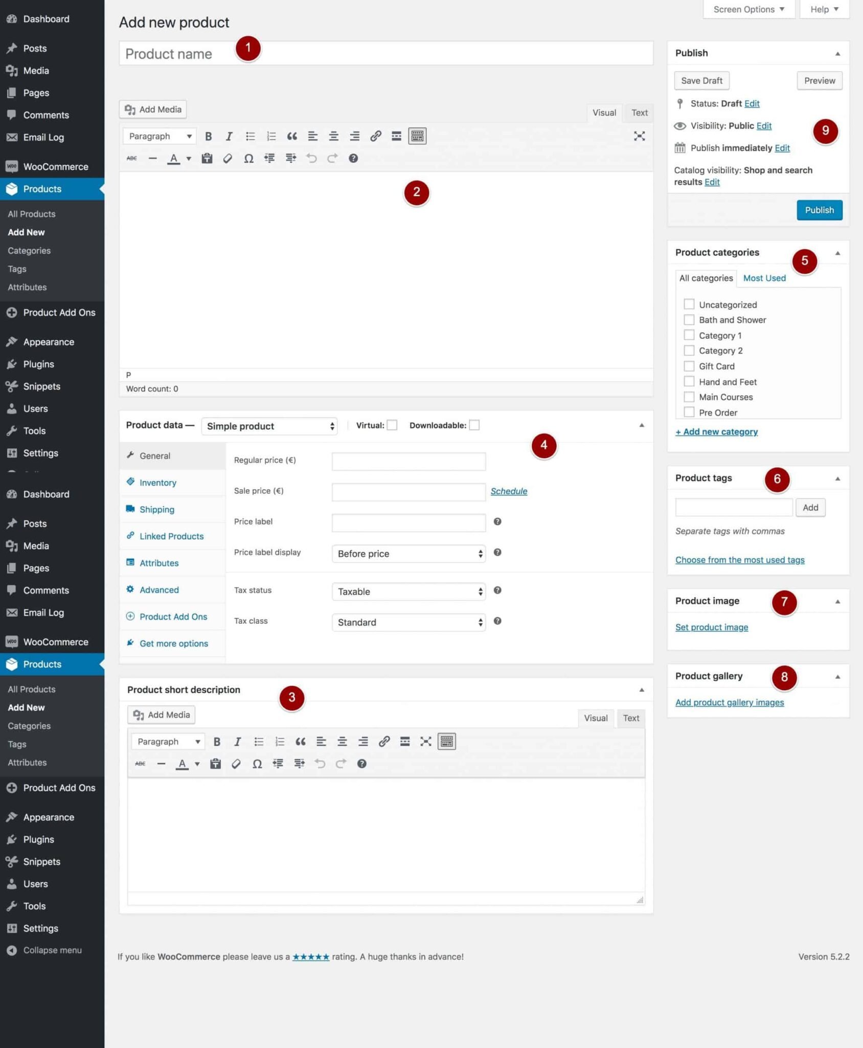 woocommerce add product image