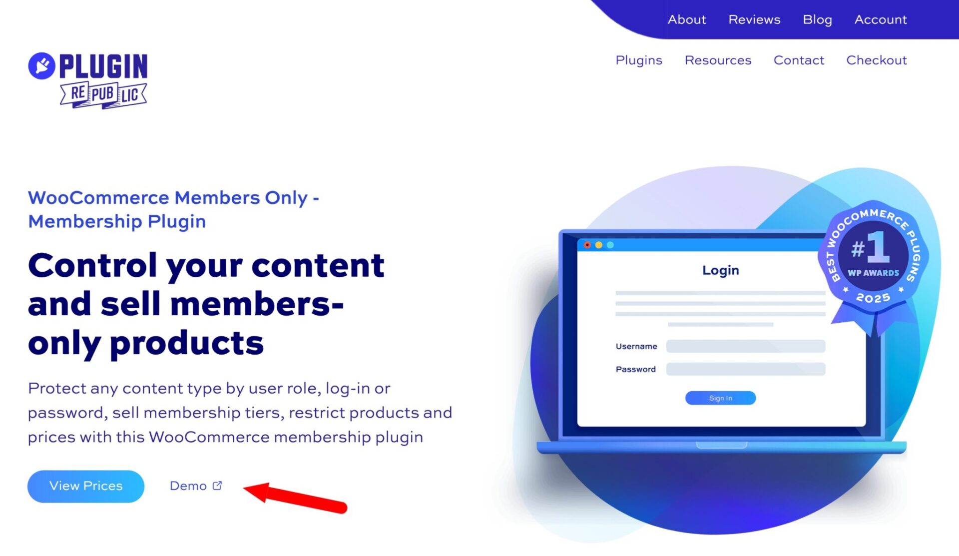 WooCommerce plugin demo link