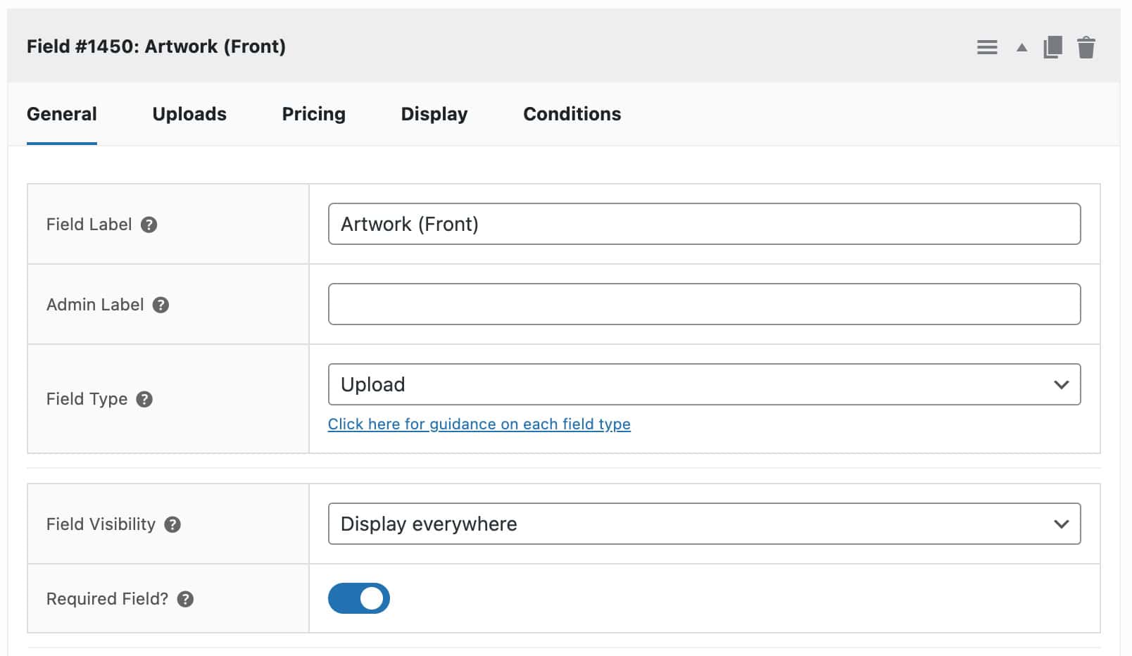 File upload field for WooCommerce print shops