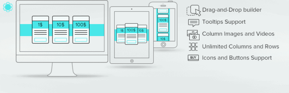 Pricing Table by Supystic