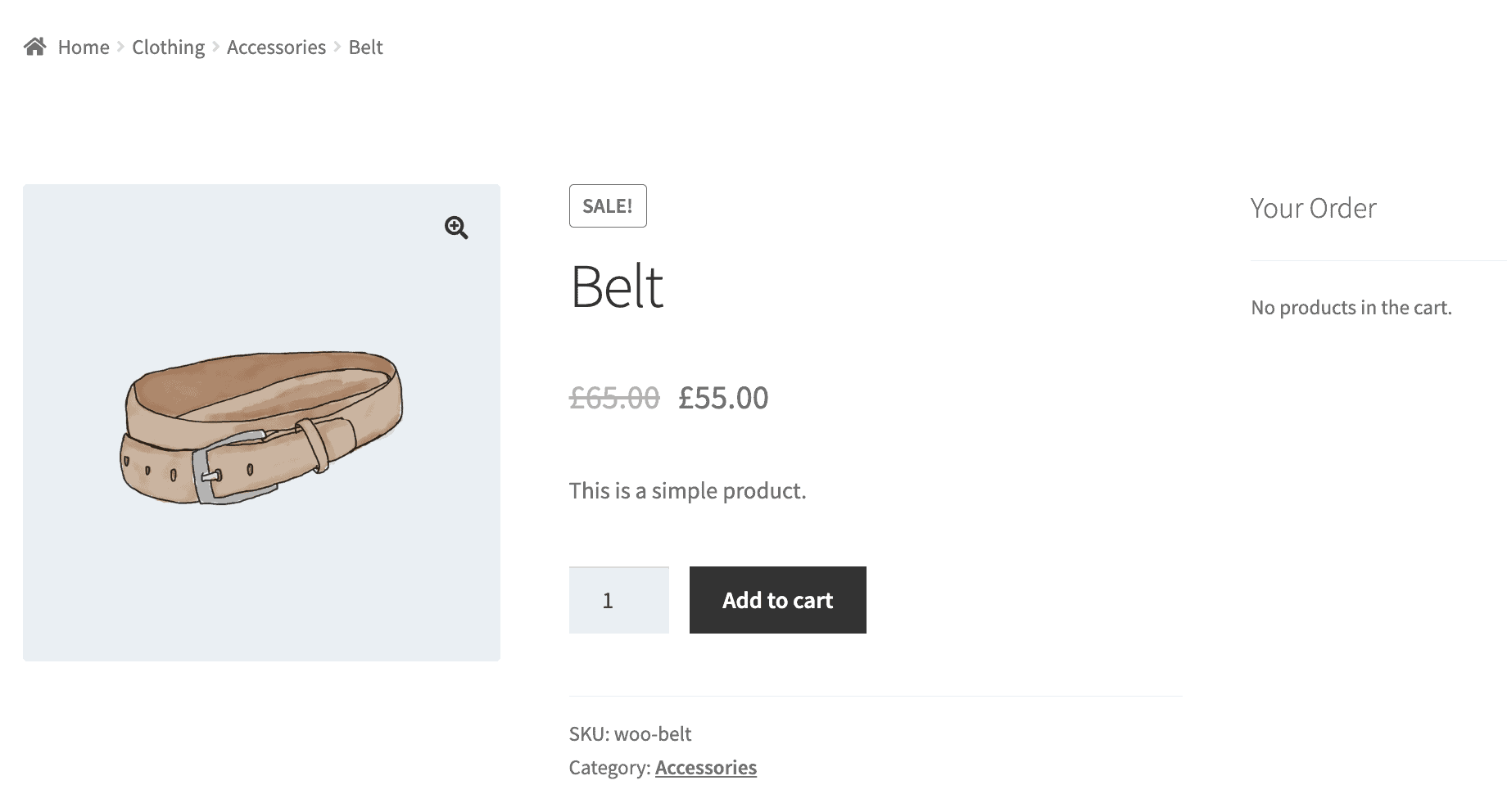 Belt product