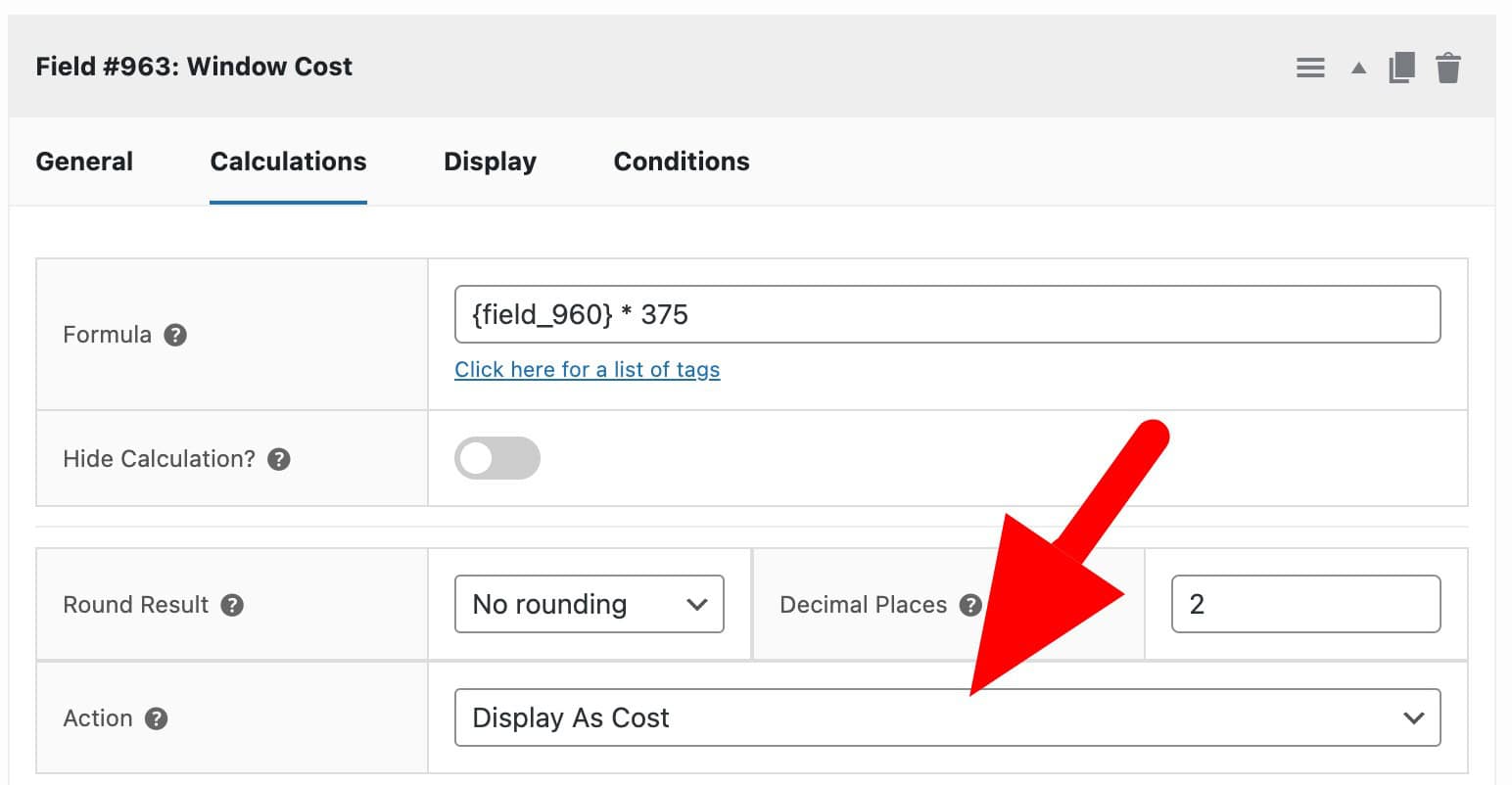 Product cost calculator