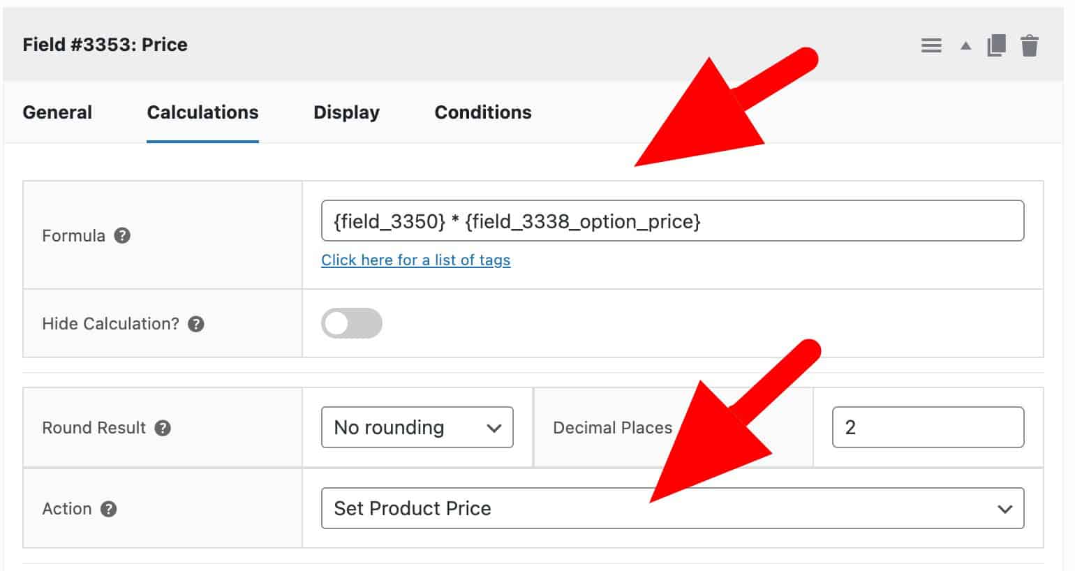 Custom formula for WooCommerce to set product price