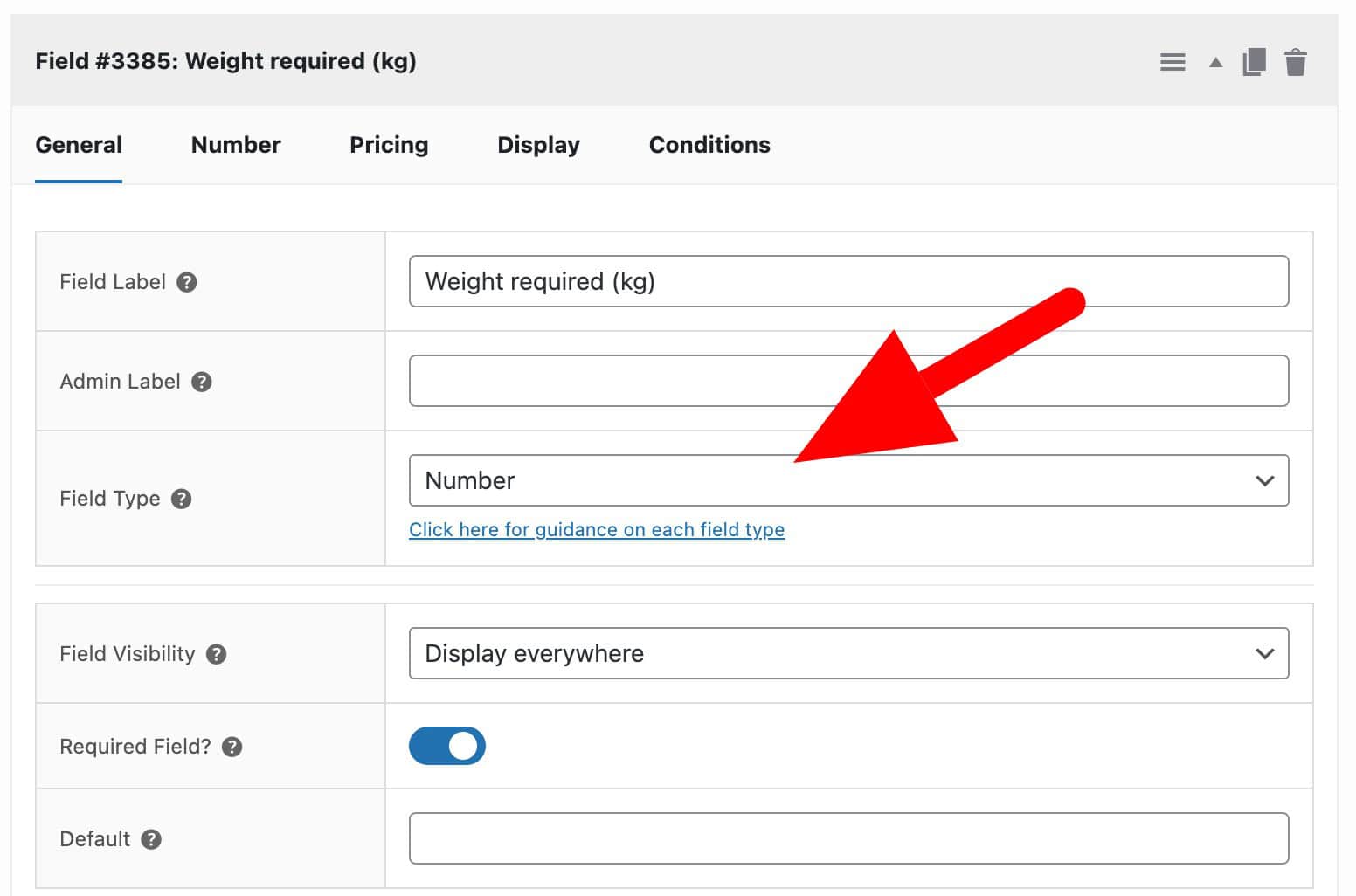 WooCommerce weight based input field