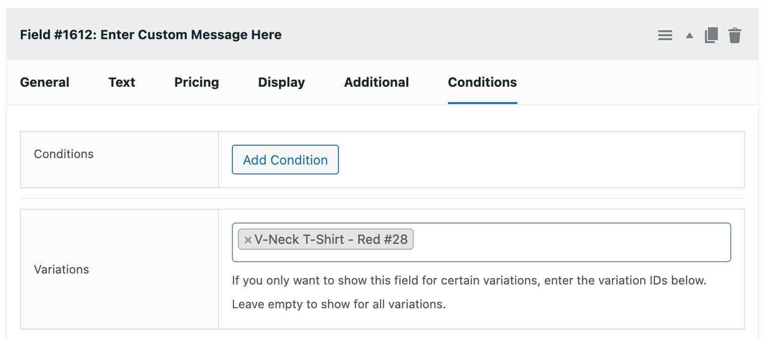 Adding conditional logic to swatches