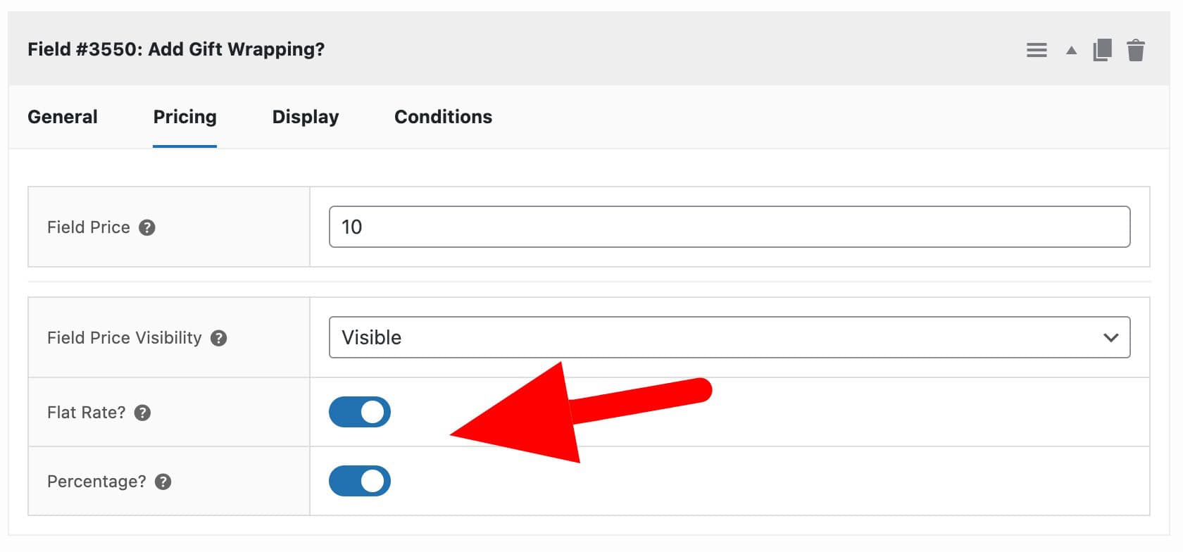 Additional parameters for WooCommerce checkbox field