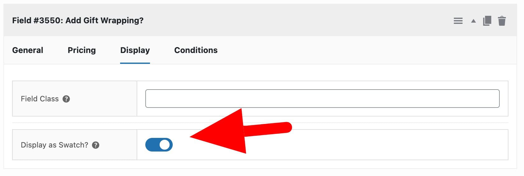 Setting to display checkbox as button