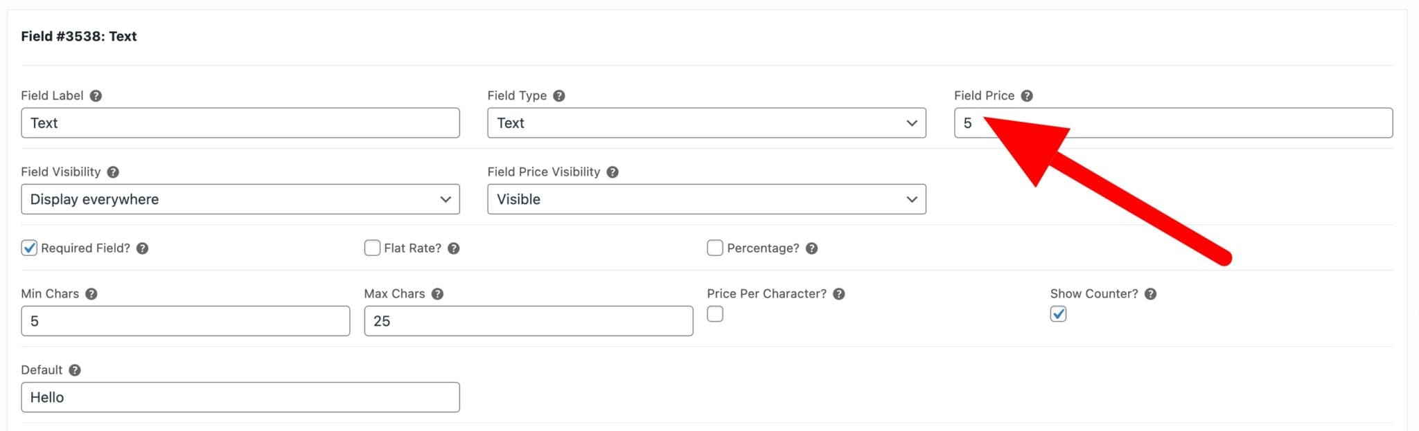 How to add a text field to a WooCommerce product page
