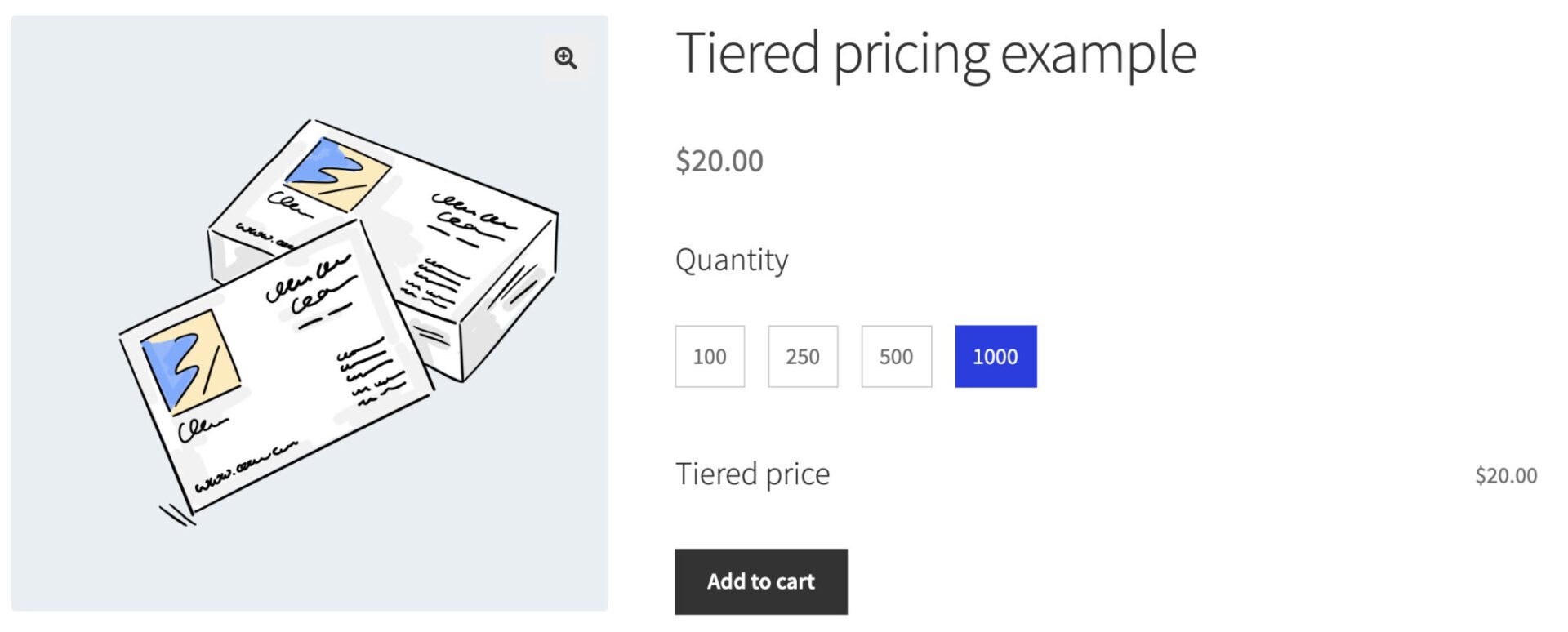 WooCommerce tiered pricing using look up table and product add-ons
