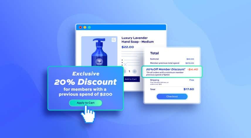 Create WooCommerce discounts based on customer purchase order history