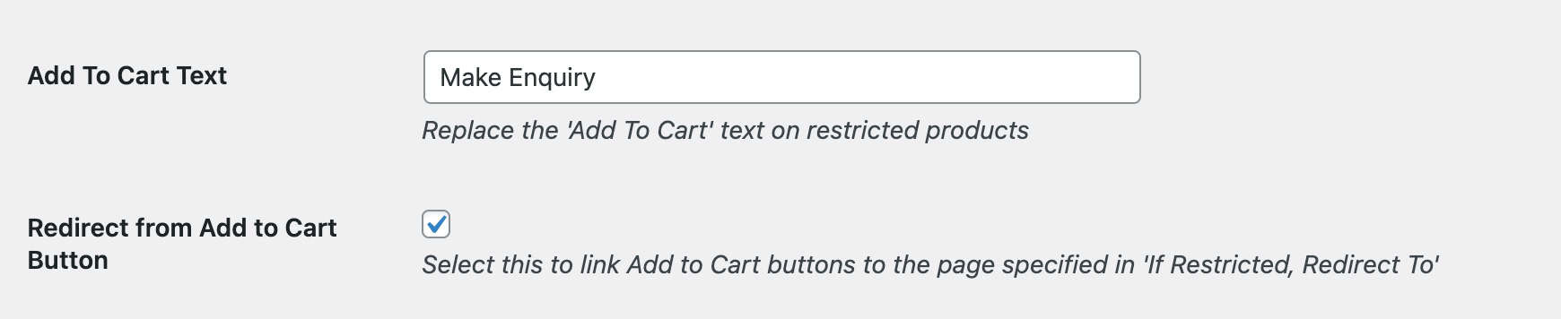 Alternative add to cart button