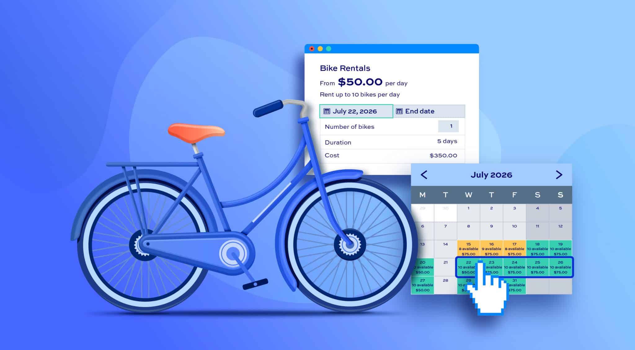 Create a bike rental store in WooCommerce