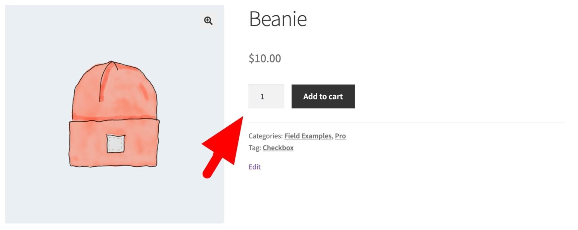 WooCommerce quantity field