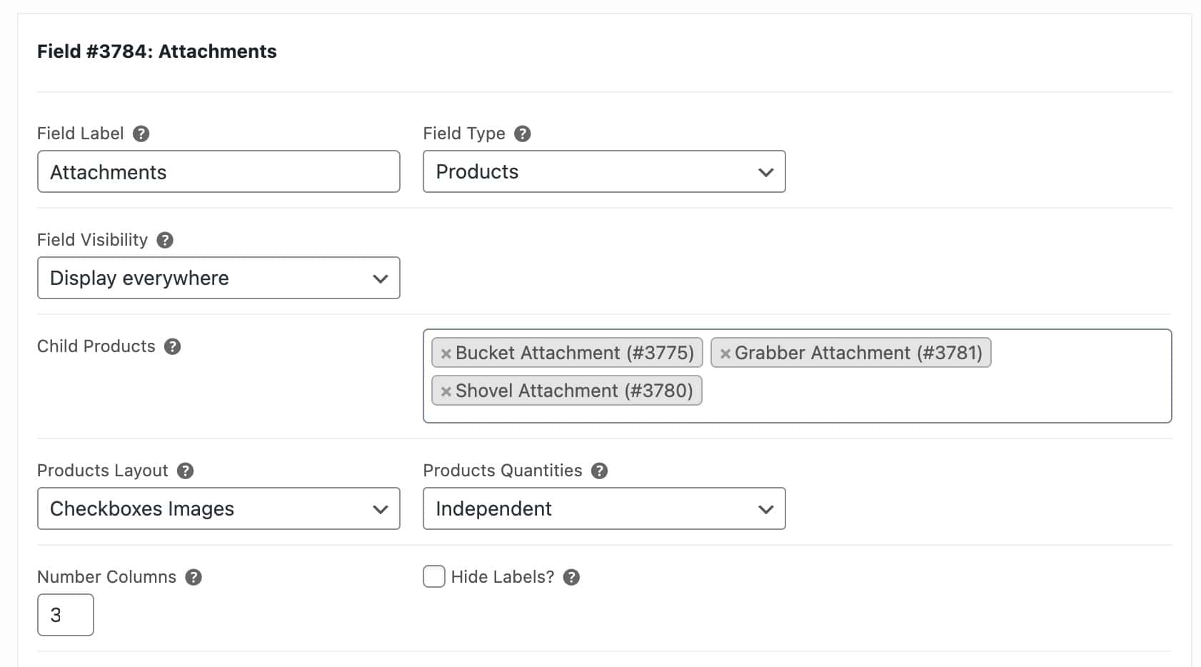 Book multiple items from the same product page