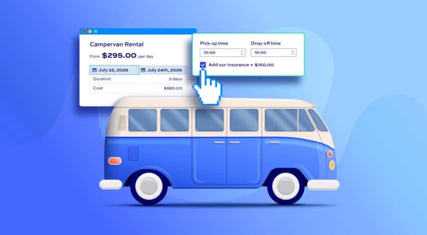 Accept online bookings for campervan rentals with WooCommerce