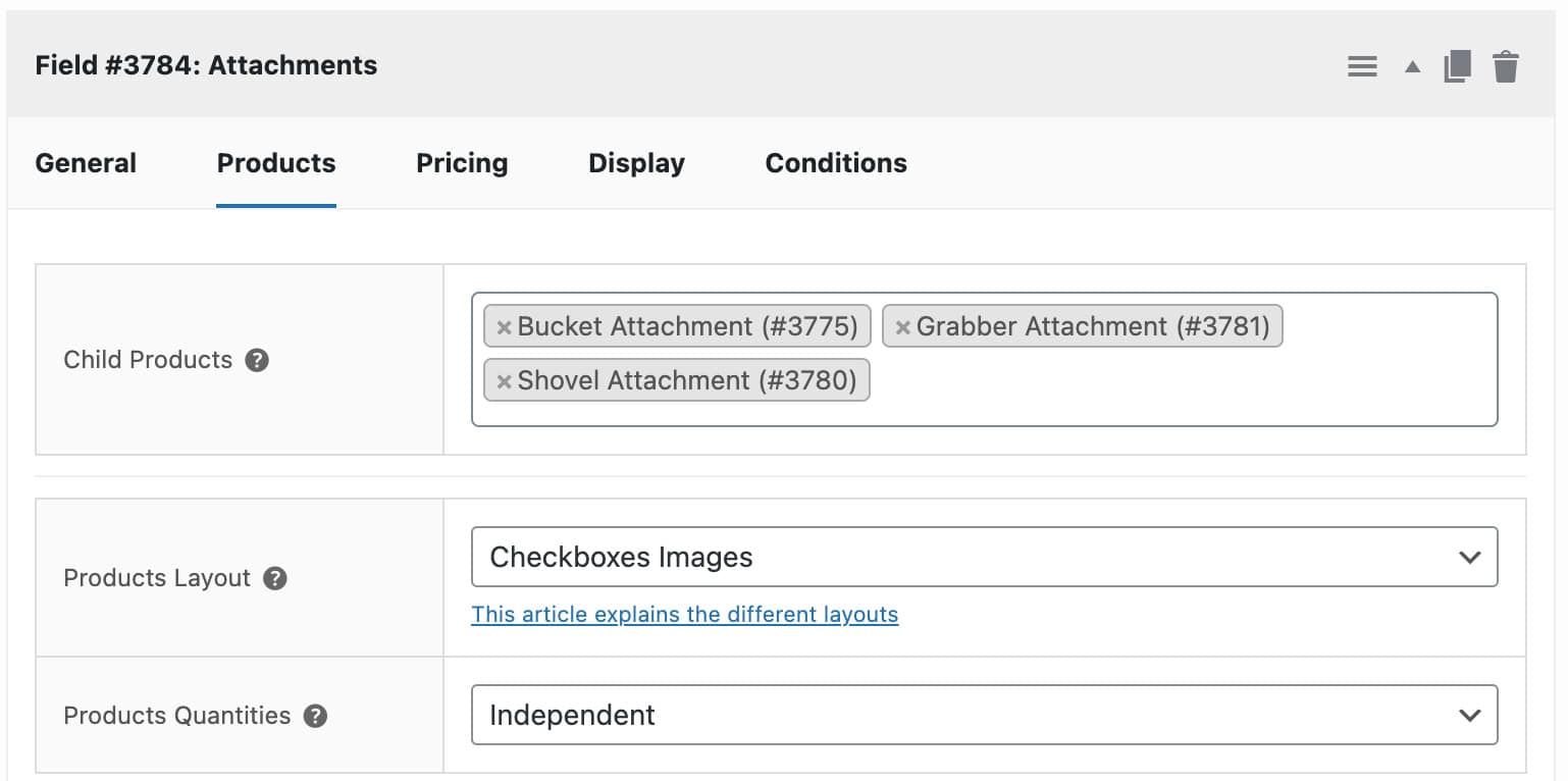 Book multiple items from the same product page