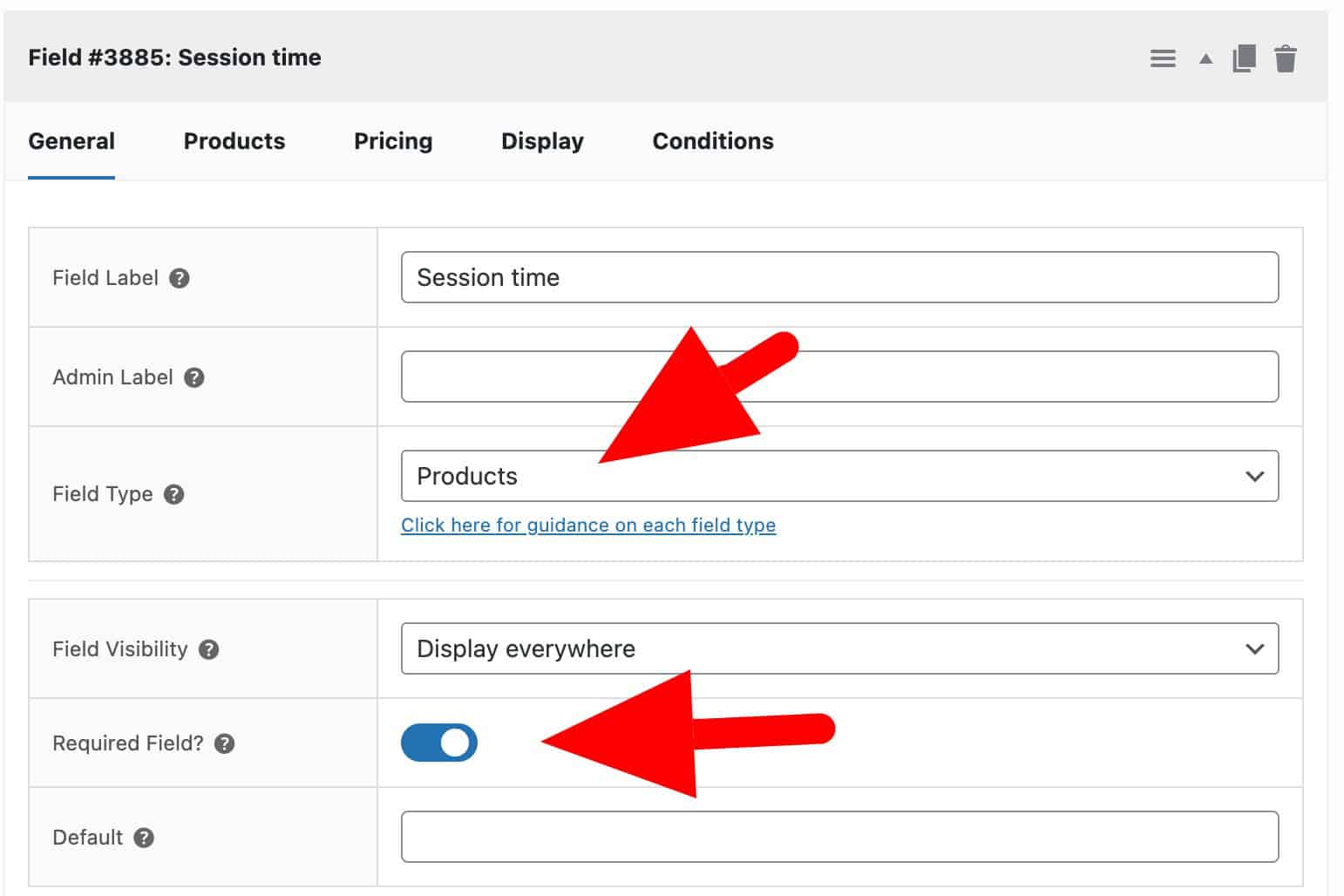 WooCommerce slot times settings