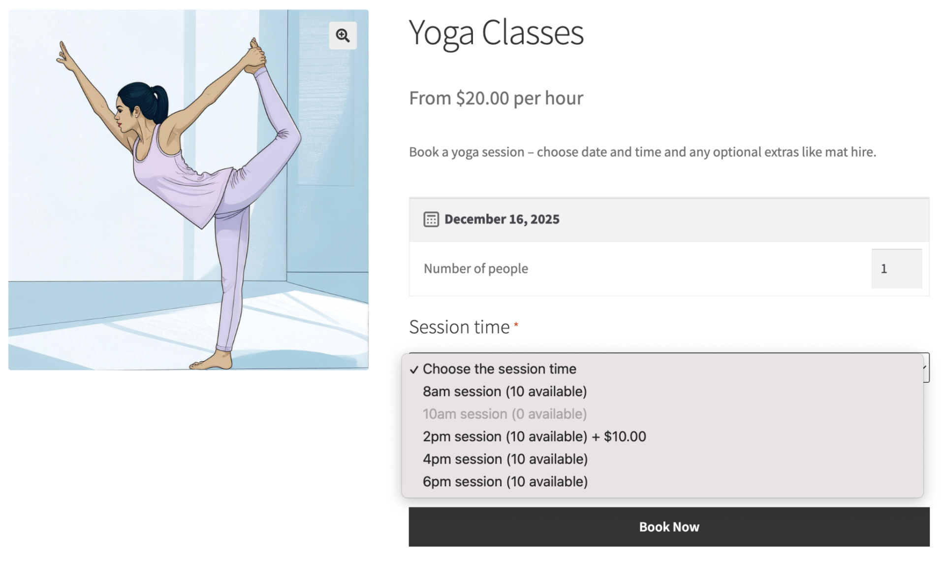 Session fully booked