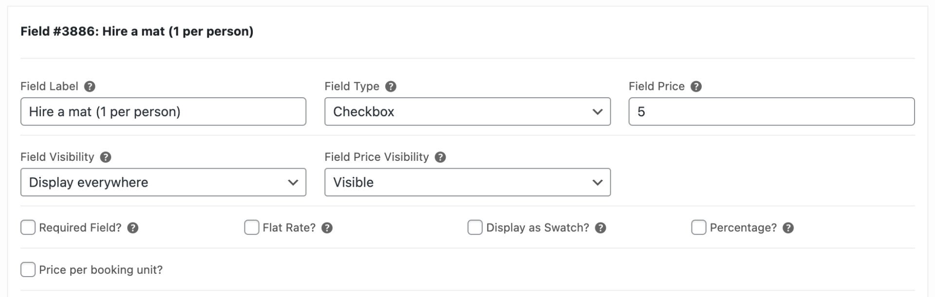 Hire yoga mat product options