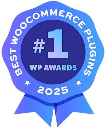#1 WooCommerce Plugins WP Awards medal