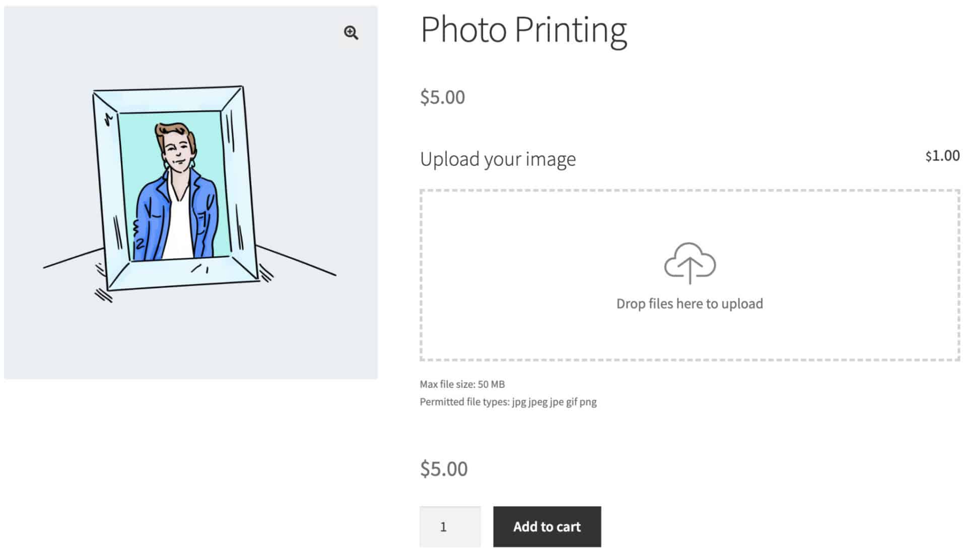 Modern drag and drop file uploader