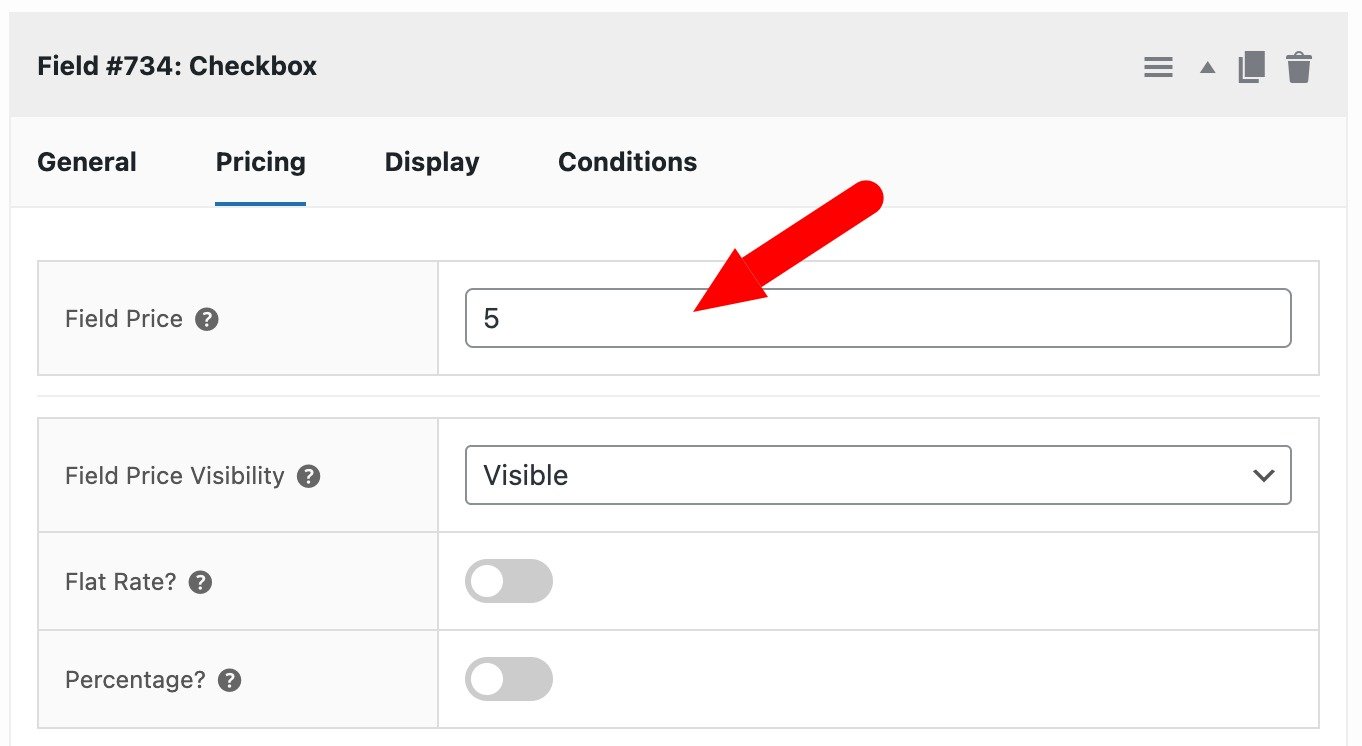 Setting the price for extra product options in WooCommerce