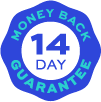 14 day money back guarantee stamp