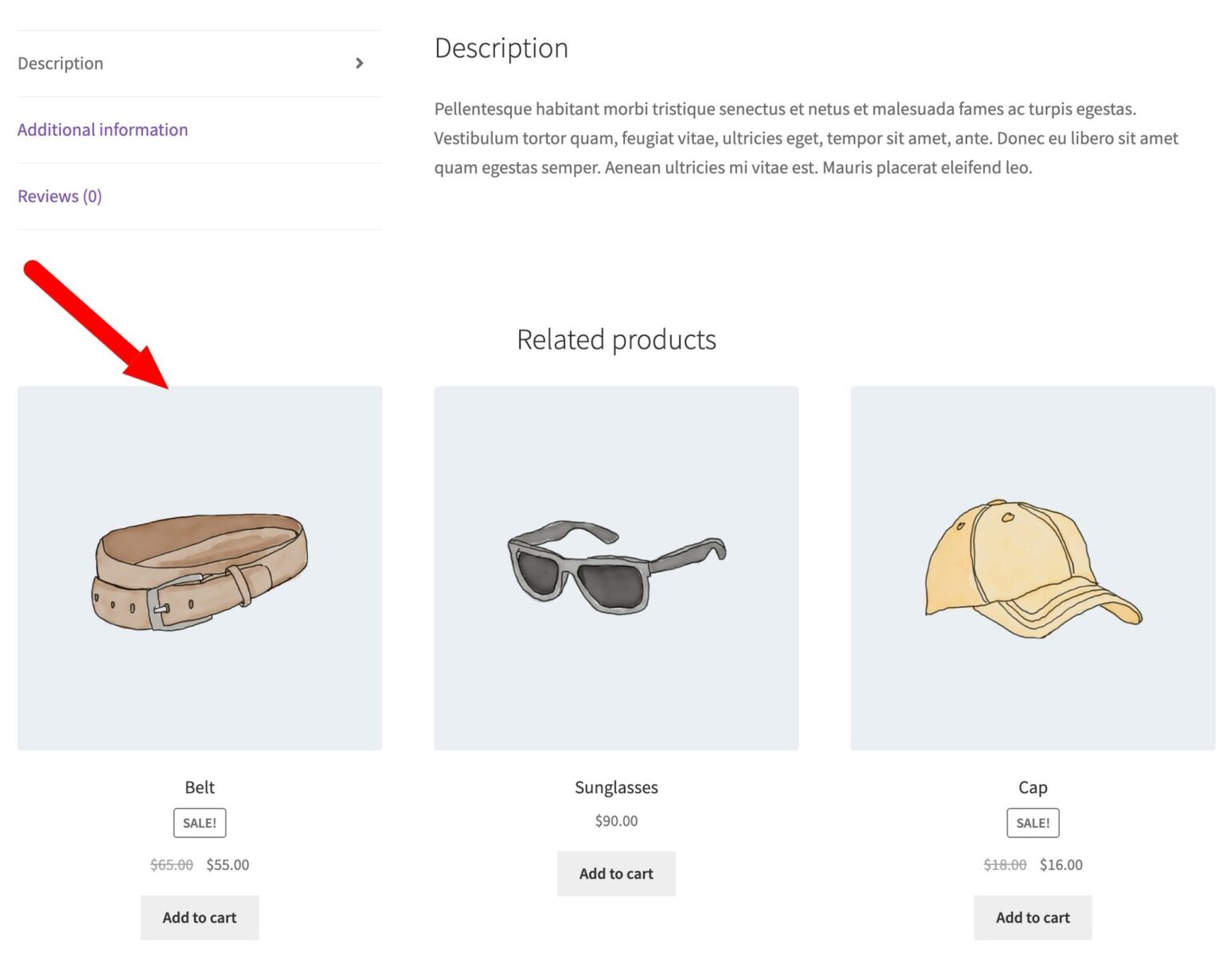WooCommerce related products