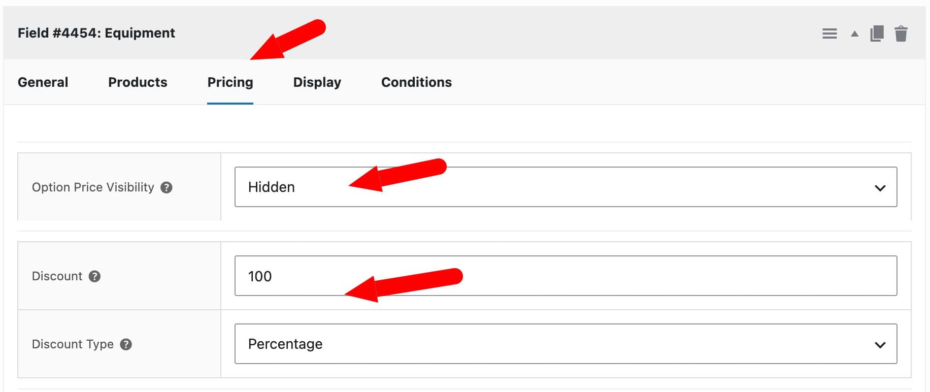 Adjust rental bundle component product prices