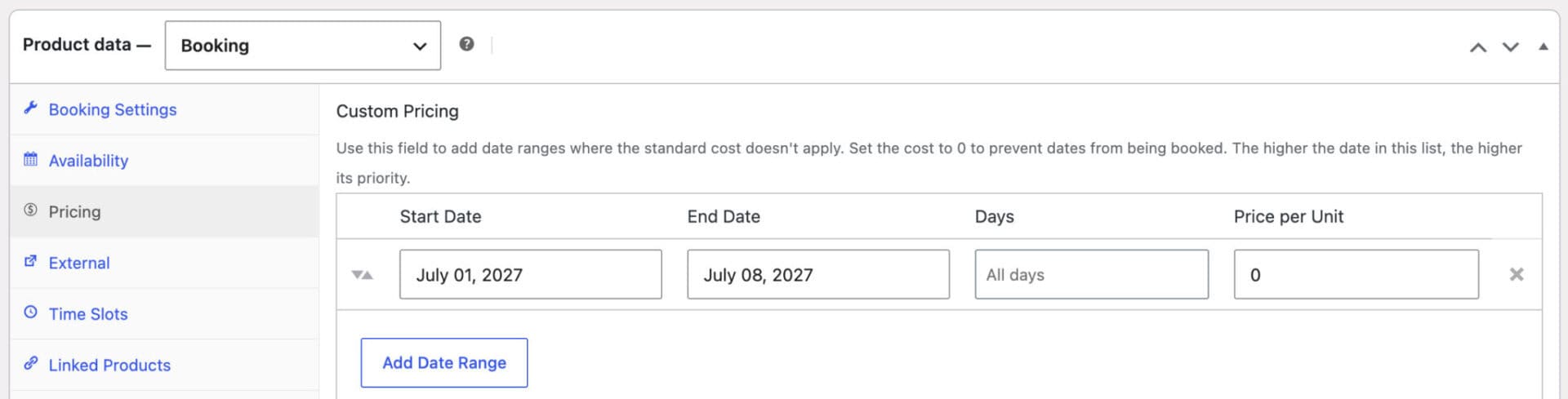 Custom and seasonal pricing for WooCommerce equipment rental