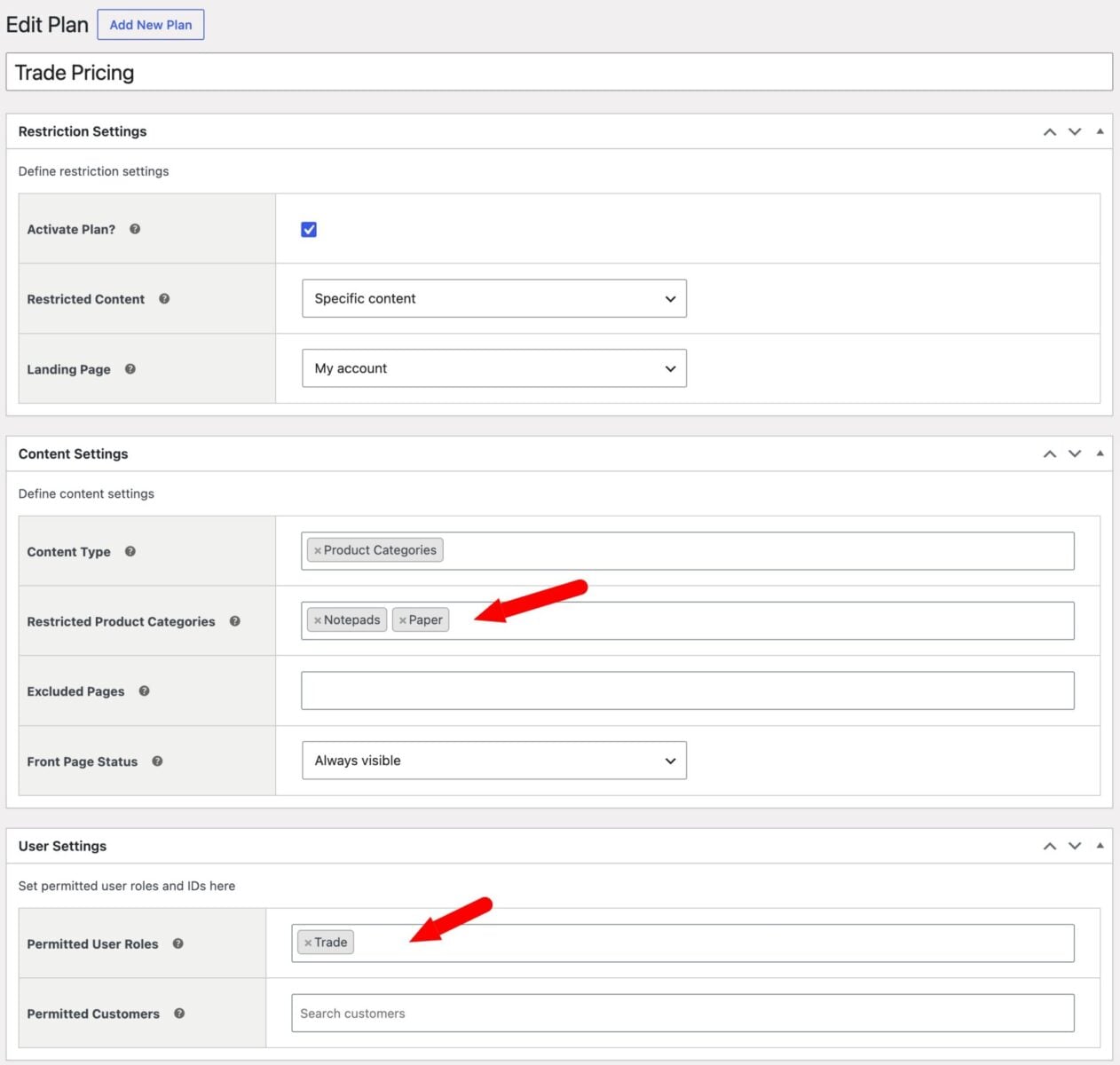 Membership plan for WooCommerce B2B stationery store