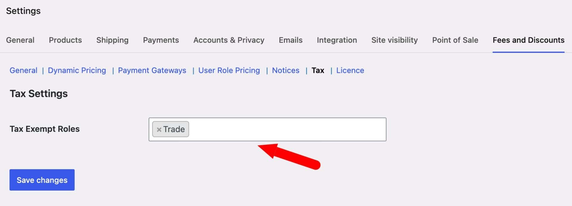Exempt user-roles from tax in WooCommerce