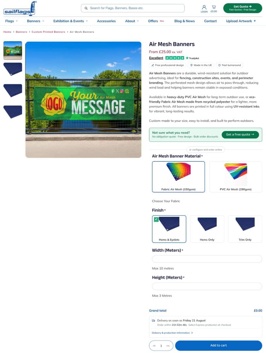 Sailflags custom banners