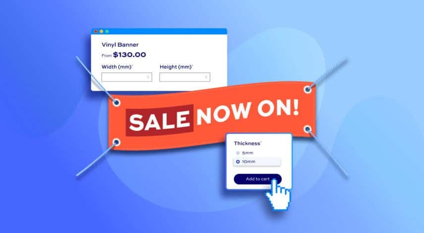 How to create custom signs and banners in WooCommerce