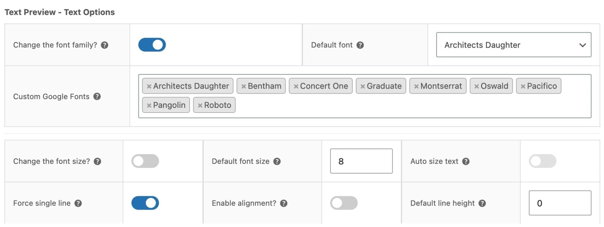 WooCommerce text preview text options x.jpg