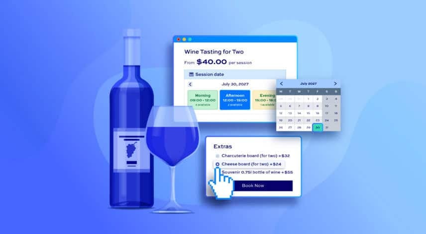 Accepting bookings for wine tasting weekends in WooCommerce