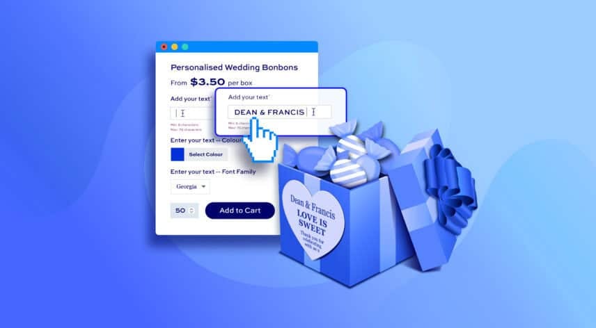 How to sell personalized wedding gifts in WooCommerce